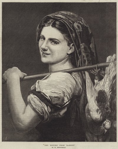 市場からのリターン 作： William Adolphe Bouguereau